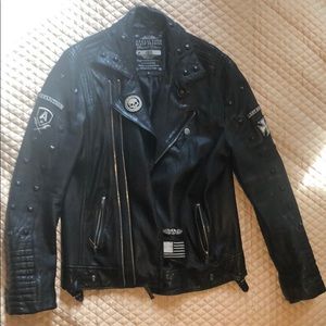 Affliction Black Premium - “Reborn” leather jacket